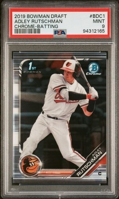 2020 Bowman Chrome outlet Adley Rutschman #BCP-50 GMA 10 Orioles